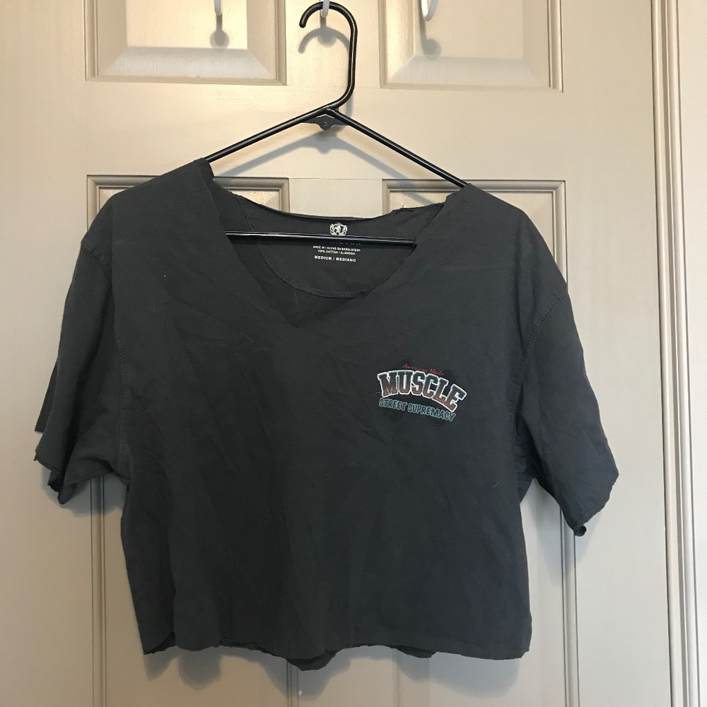 Muscle car cutoff tee